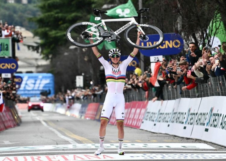 Pogačar Makes History with Fifth Straight Il Lombardia Victory